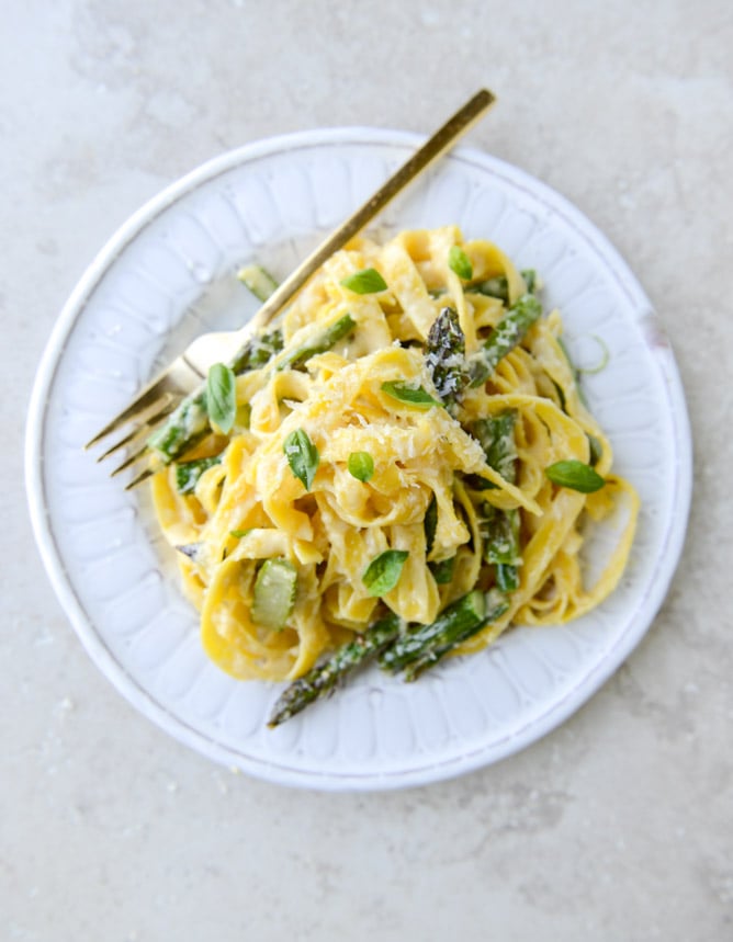 Fettuccine With Brown-Butter Asparagus