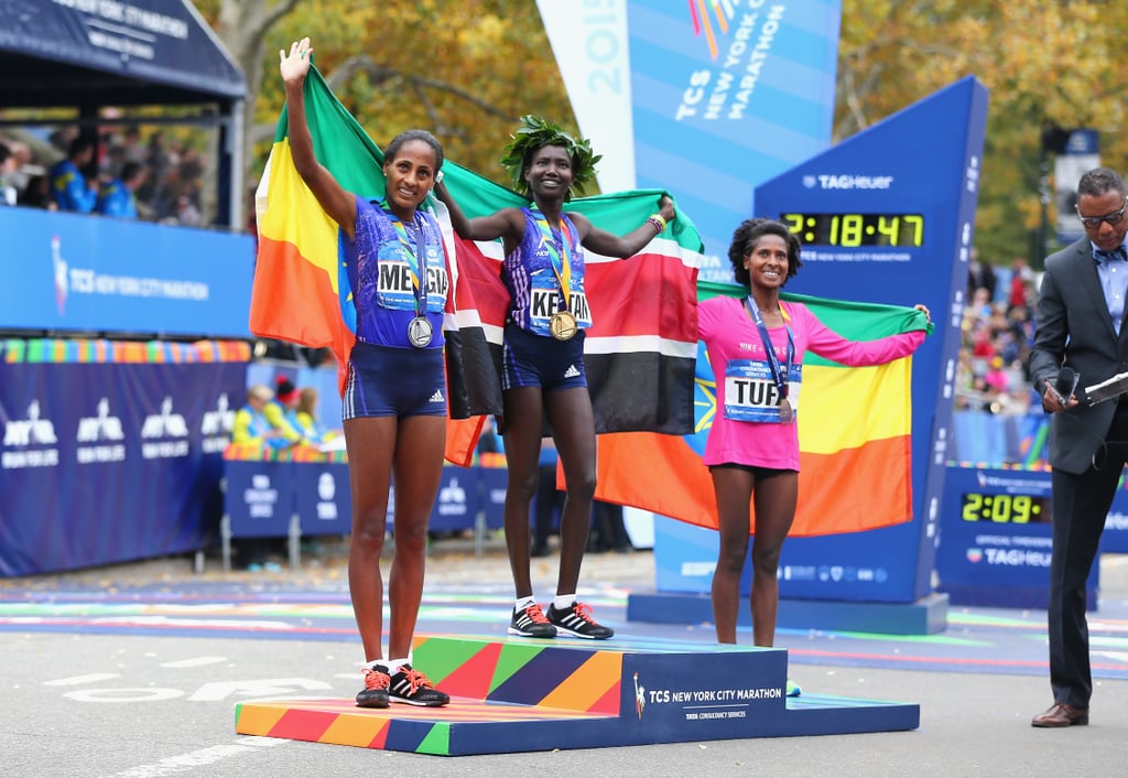 Aselefech Mergia of Ethiopia finished second with a time of 2:25:32, and Tufa finished third with a time of 2:25:50.