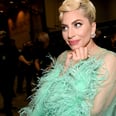 Why Lady Gaga's Sheer Feathered Dress Holds Sentimental Value