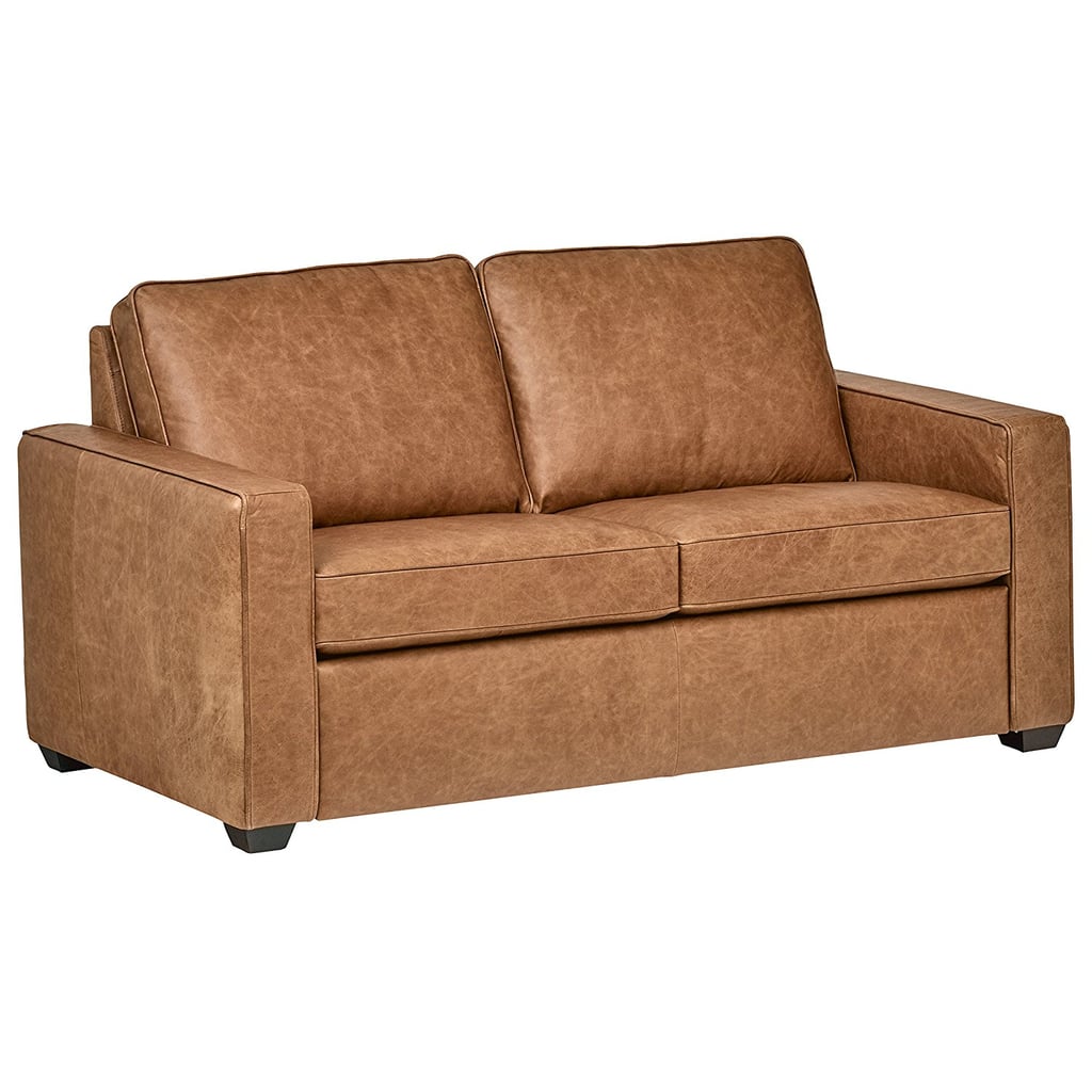 Rivet Andrews Modern Classic TopGrain Leather Sofa Amazon Prime Day