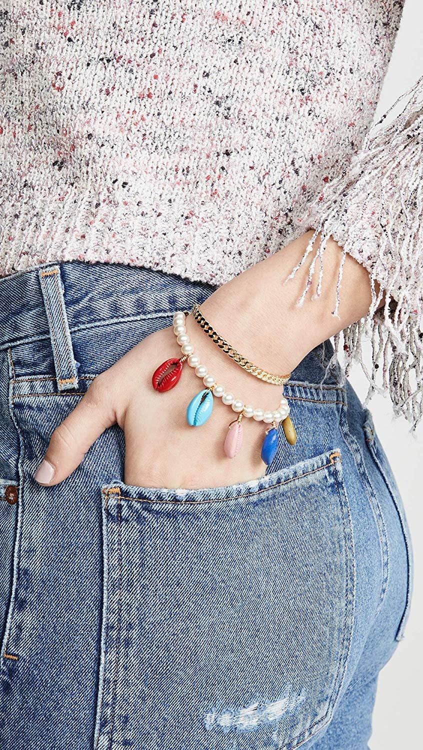 Venessa Arizaga Rainbow Shell Bracelet The 50 Most Stylish