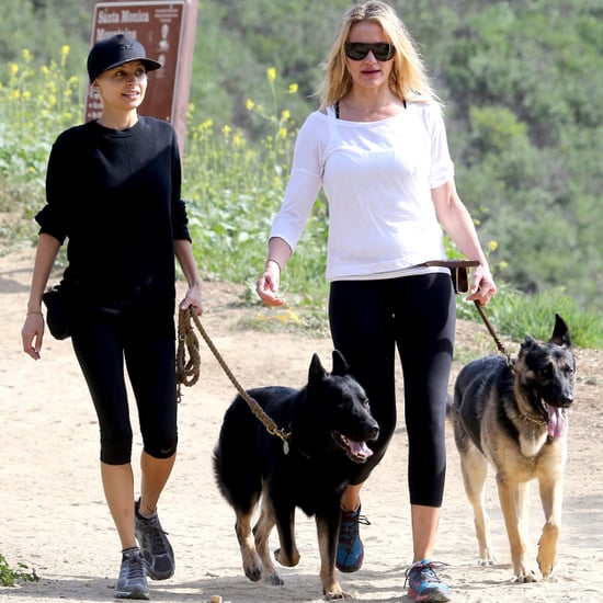 Cameron Diaz and Nicole Richie on a Hike in LA
