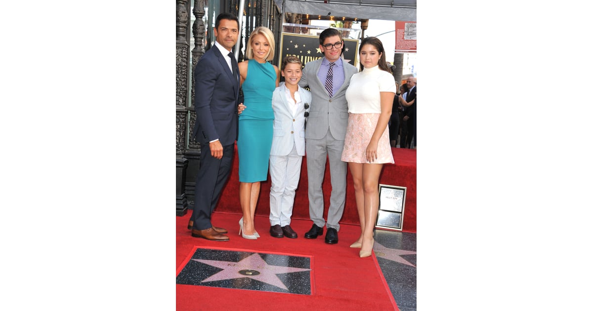 Kelly Ripa Hollywood Walk Of Fame Pictures Popsugar
