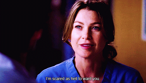When Meredith's Afraid of Being in Too Deep