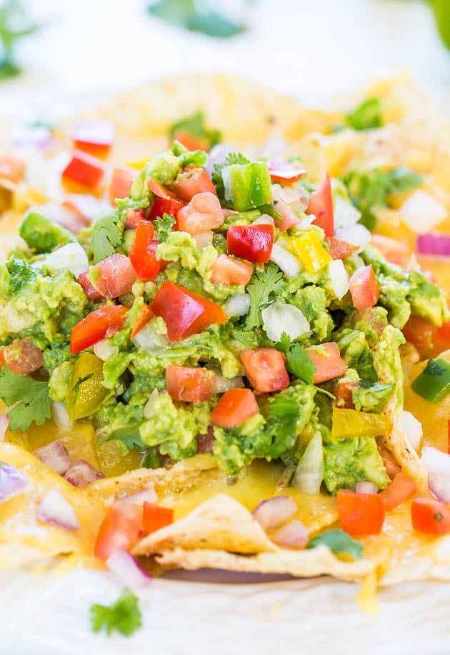 Loaded Guacamole Nachos