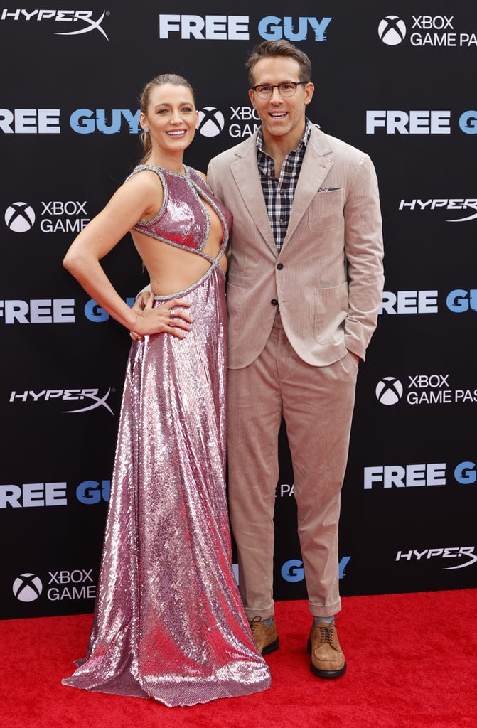 Blake Lively's Pink Prabal Gurung Dress With Ryan Reynolds