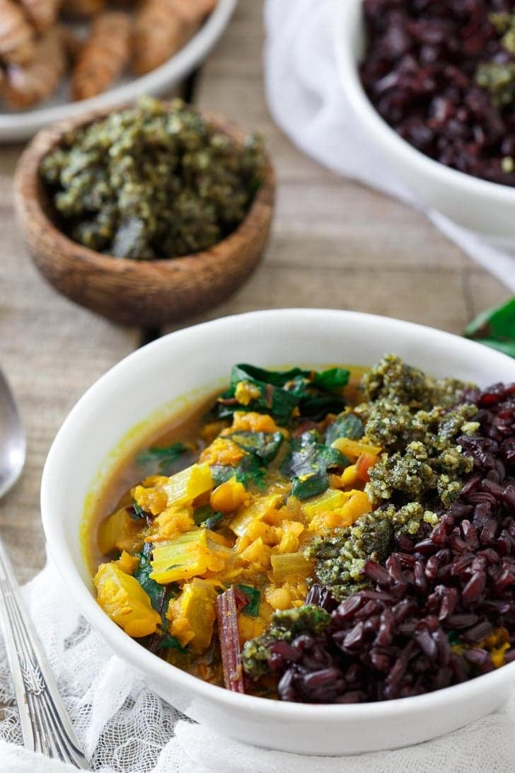 Turmeric Lentil Stew