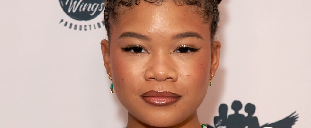 Storm Reid's Blue French Manicure: See Photo