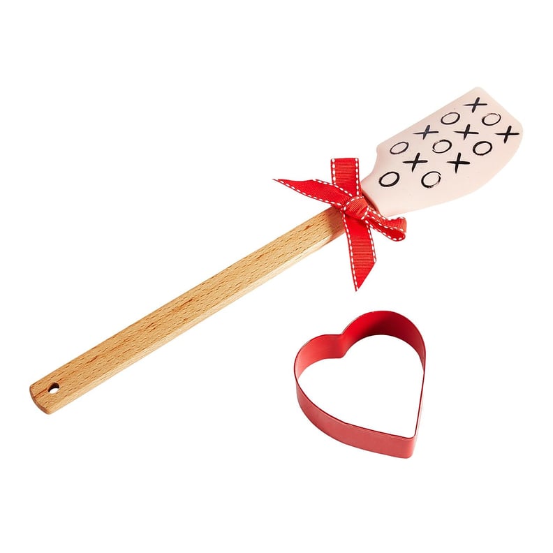 Heart Cookie Cutter and Spatula Set
