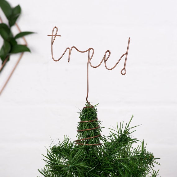 Wired Word Tree Topper