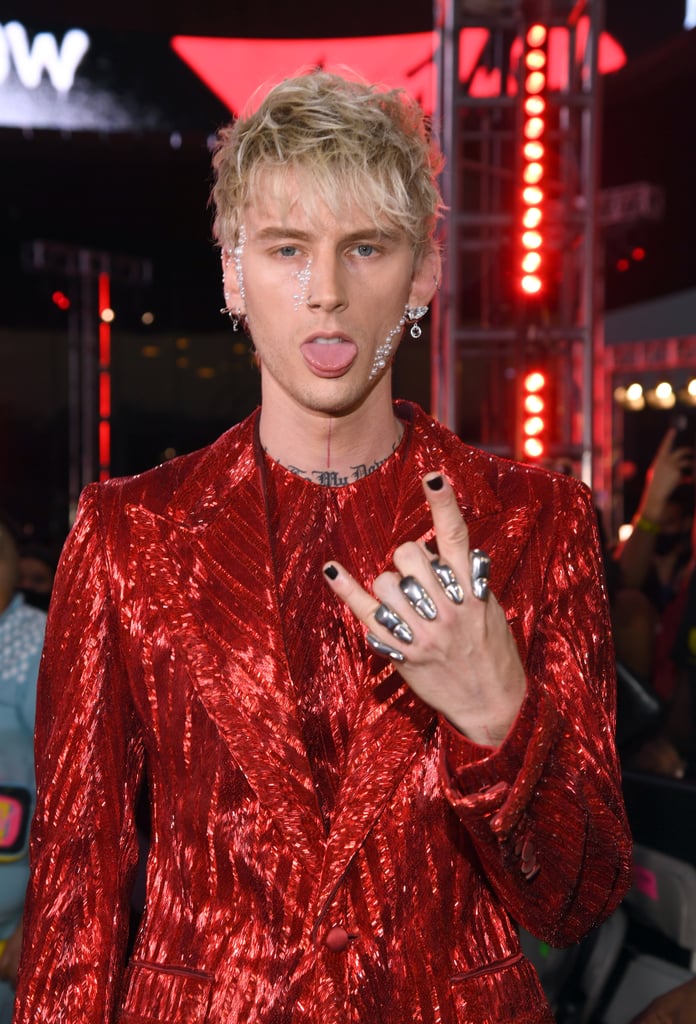 Machine Gun Kelly's Black Manicure