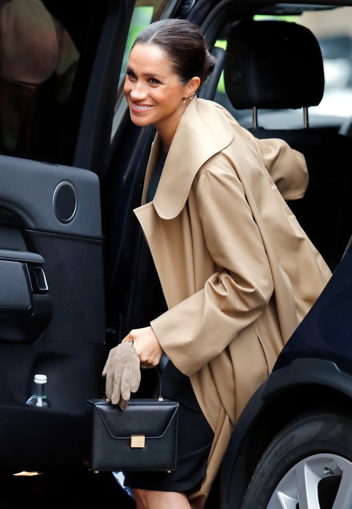 Meghan Markle Black Victoria Beckham Handbag January 2019