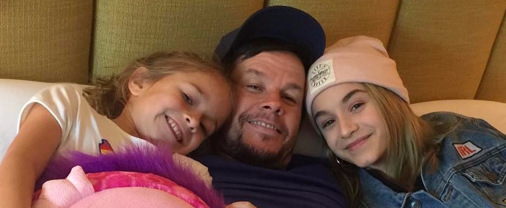 Mark Wahlberg Instagram Photo With Daughters January 2017