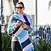 Jennifer Garner's Long Scarf Knit by Her Daughter April 2018