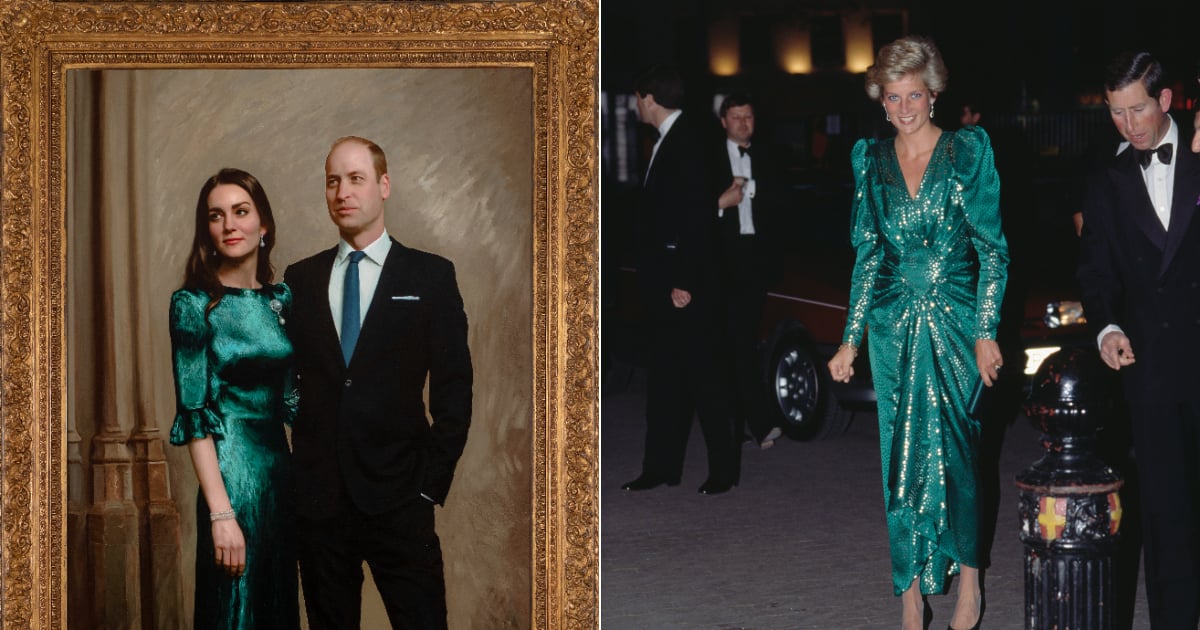 Kate Middleton's Green Portrait Gown Is a Regal Tribute to Princess Diana.jpg