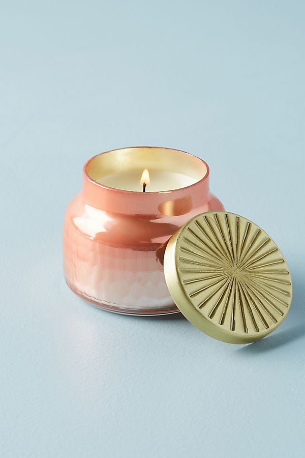 Anthropologie Mini Capri Blue Jar Candle