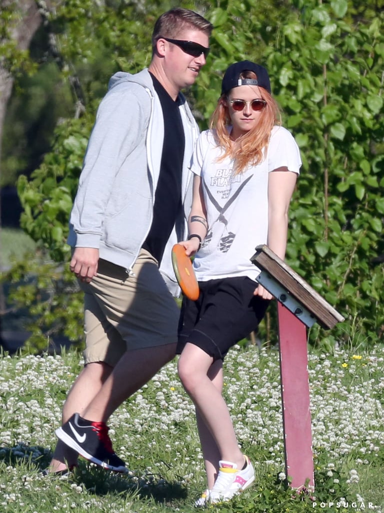 Kristen Stewart With Orange Hair on Her Birthday