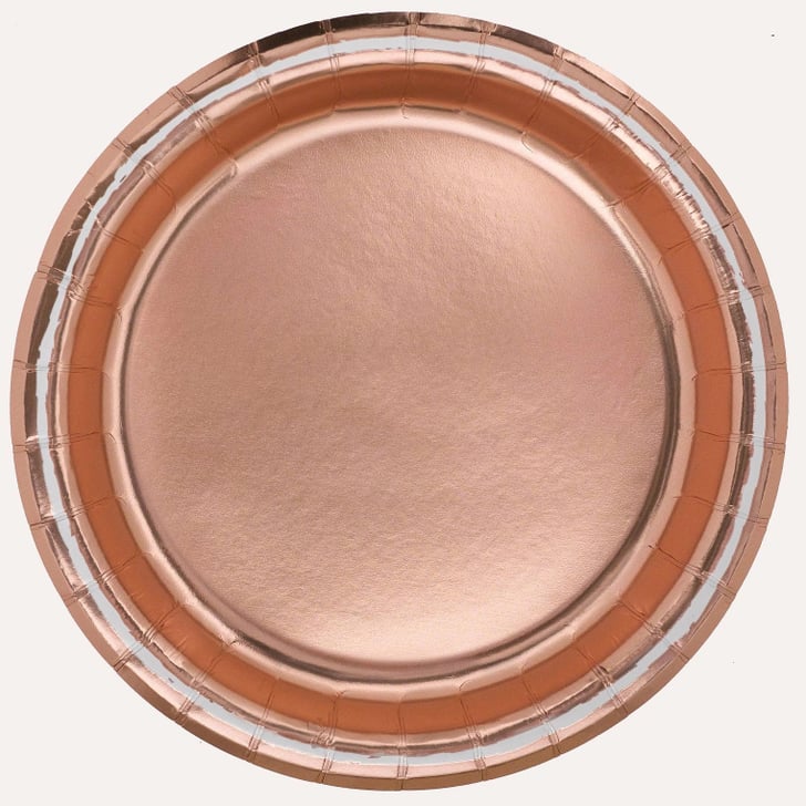 Spritz 20ct Dinner Paper Plates Rose Gold Best Bridal Shower Products
