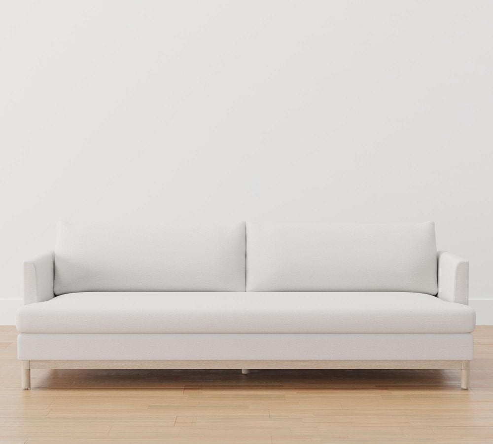 Best Modern Upholstered Sofa From Pottery Barn on Sale For Memorial Day