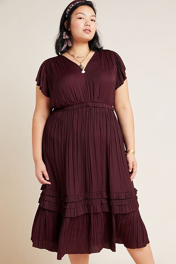 Current Air Sereia Pleated Midi Dress