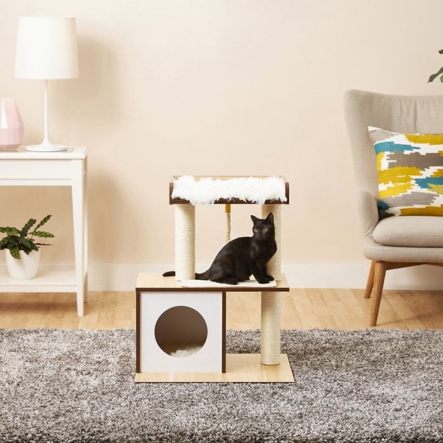 Frisco 28.5" Modern Cat Tree Cat Trees That Aren't Ugly and Look
