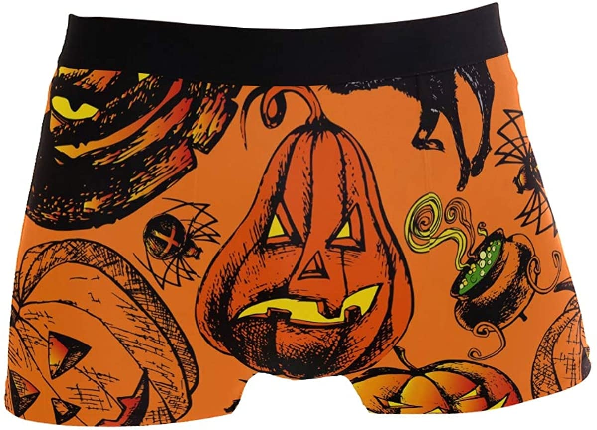 Gymboree Boys 5-6 Halloween Underwear Pumpkin Orange Jack O Lantern 🎃 NEW  NOS