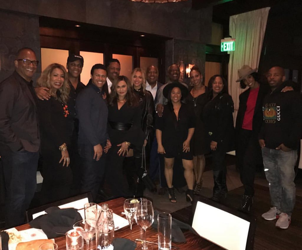 Beyonce and Family at Richard Lawson's Birthday Party 2017