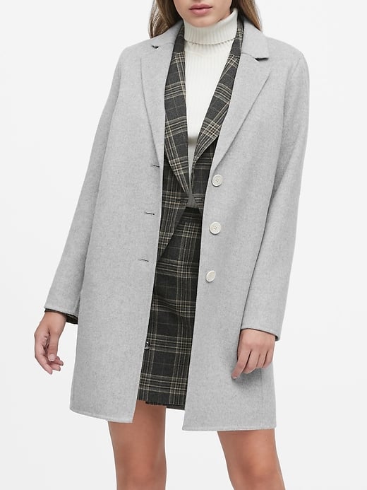 Banana Republic Unlined Double-Faced Topcoat