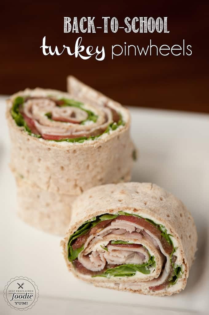 Healthy School Lunch Ideas: Turkey Pinwheels