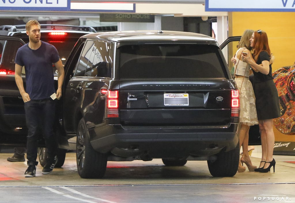 Taylor Swift and Calvin Harris After Jaime King Baby Shower