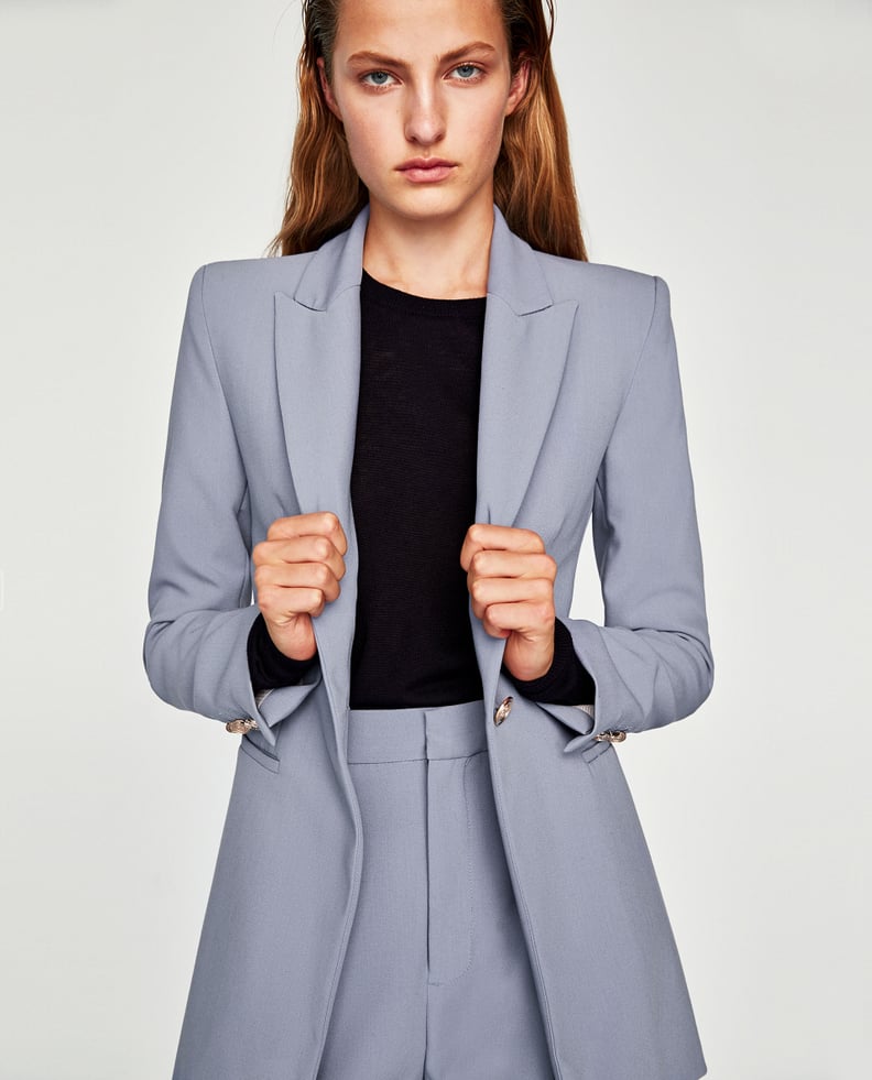 Zara Crepe Frock Coat