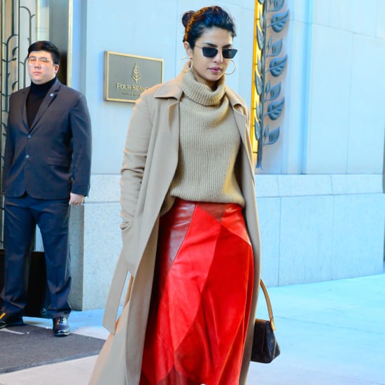 Priyanka Chopra's Red Boots October 2018