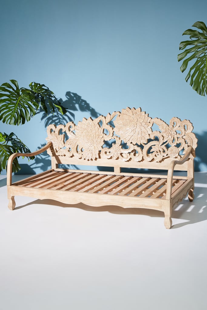 Get the Look: Handcarved Lotus Indoor-Outdoor Daybed