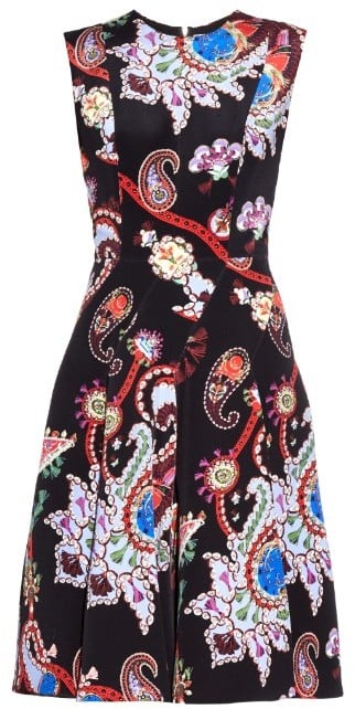 Mary Katrantzou Masson Urdu Paisley-Print Silk Dress ($2,499)
