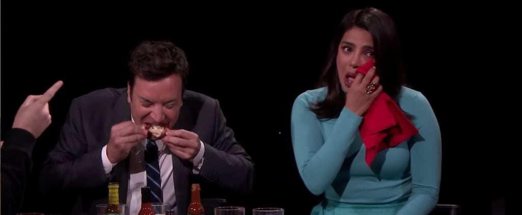 Priyanka Chopra Eats Hot Wings on The Tonight Show Video