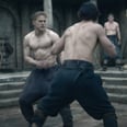 Charlie Hunnam Is Shirtless and Swinging His Sword in This King Arthur Featurette