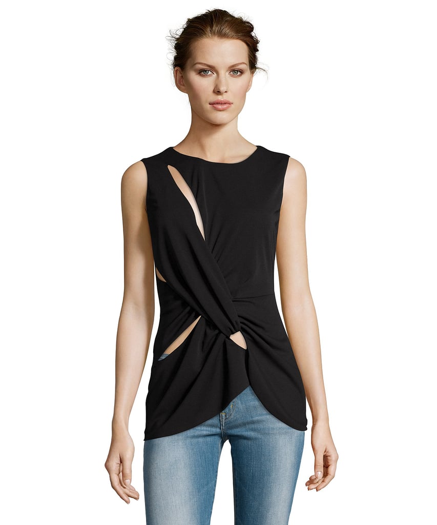 Sheri Bodell Twist Cut Out Tank ($119)