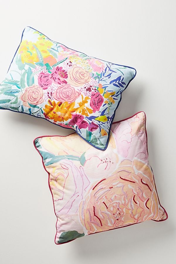 Bridgette Thornton Paint + Petals Pillow
