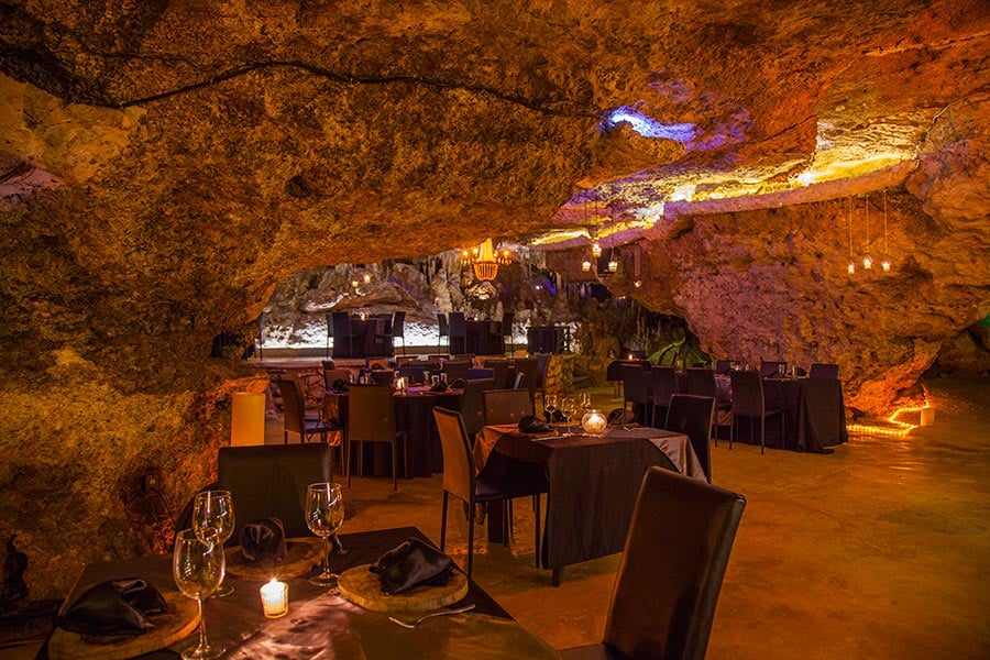 Cave Restaurant in Playa Del Carmen