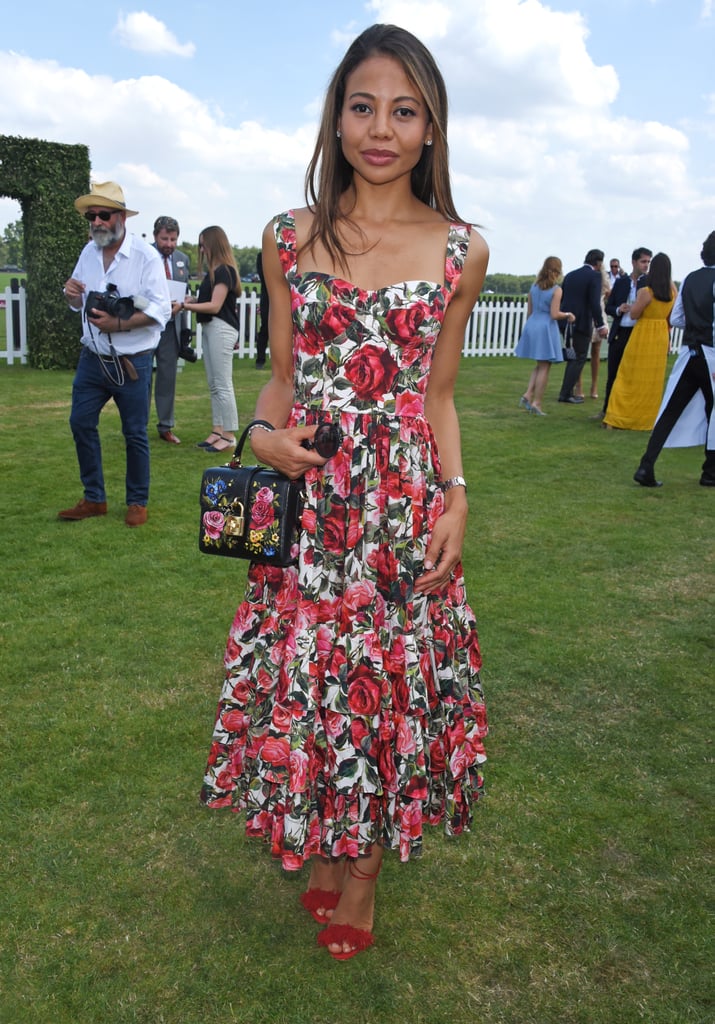 Fabulously floral for the Cartier Queen's Cup Final in 2017.