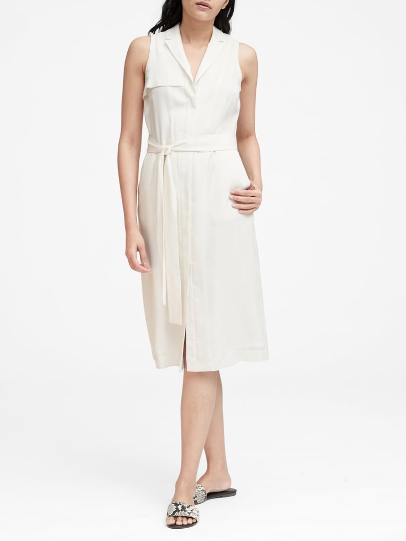 Banana Republic Tencel Trench Dress