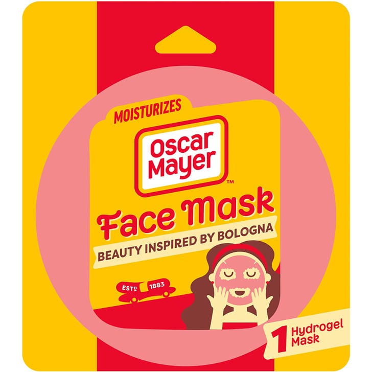 A Hydrating Sheet Mask Oscar Mayer Bologna Hydrogel Sheet Face Mask