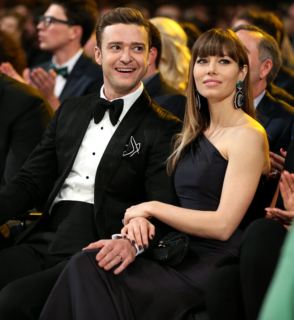 Jessica Biel was by husband Justin Timberlake's side at the 2013 Grammys.
Jessica Biel was by husband Justin Timberlake's side at the 2013 Grammys.
