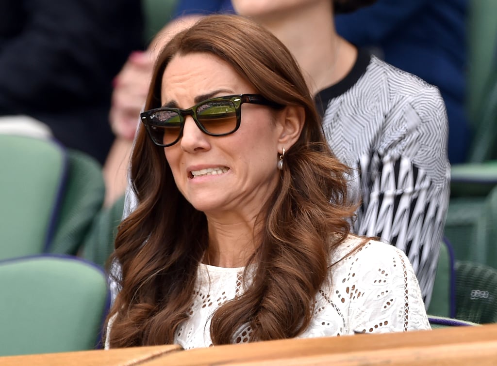 Kate Middleton's Facial Expressions Watching Sports Pictures