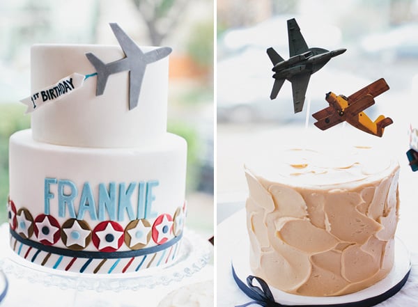 Vintage Airplane Cake