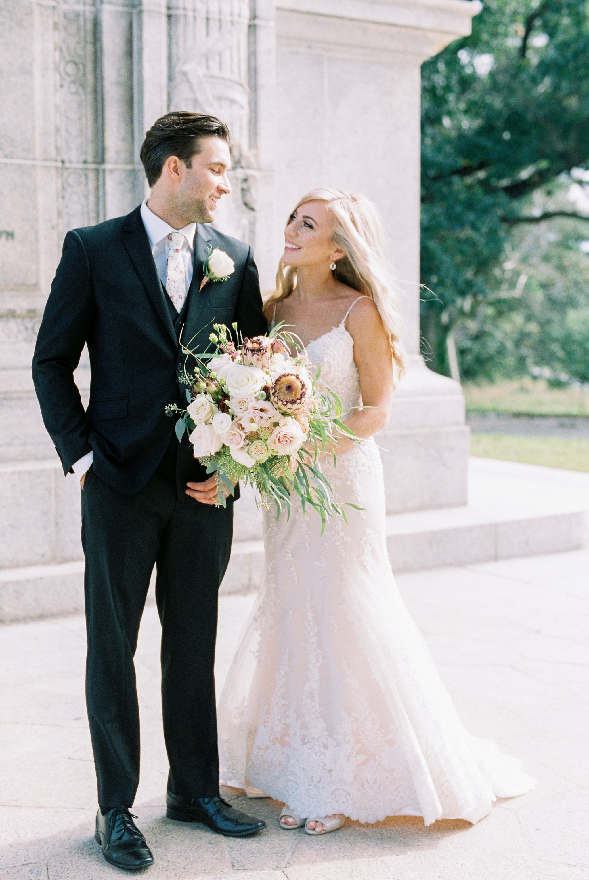 Pale Blush And White Roses If You Are Saying I Do This Spring