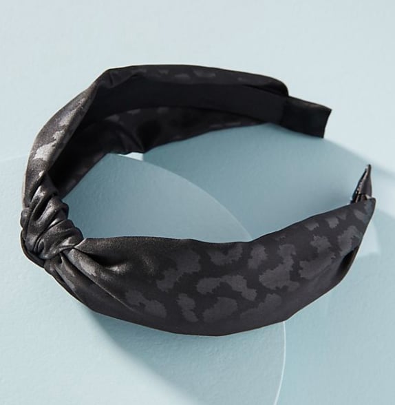 Anthropologie Leopard-Printed Knotted Headband