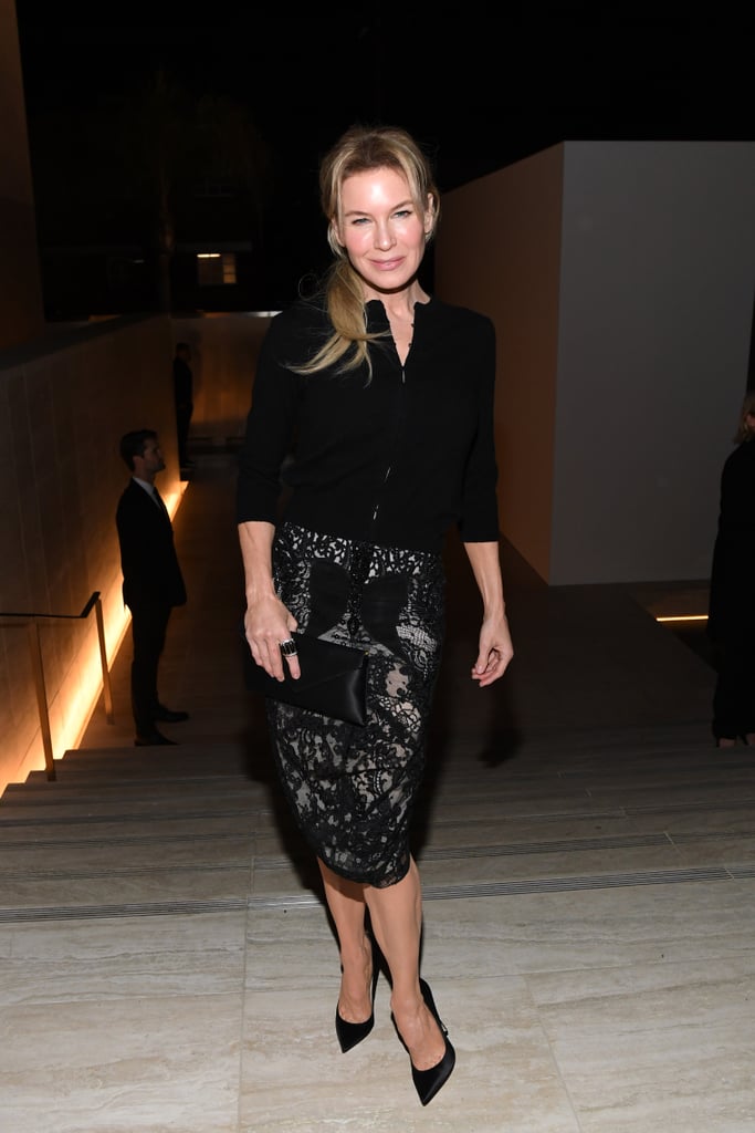 Renée Zellweger at the Tom Ford Fall 2020 Show