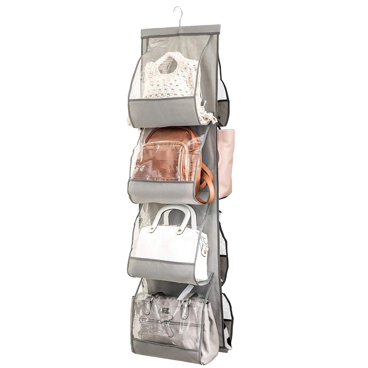 Zober Hanging Purse Organizer 100 Closet Organizers So Brilliant