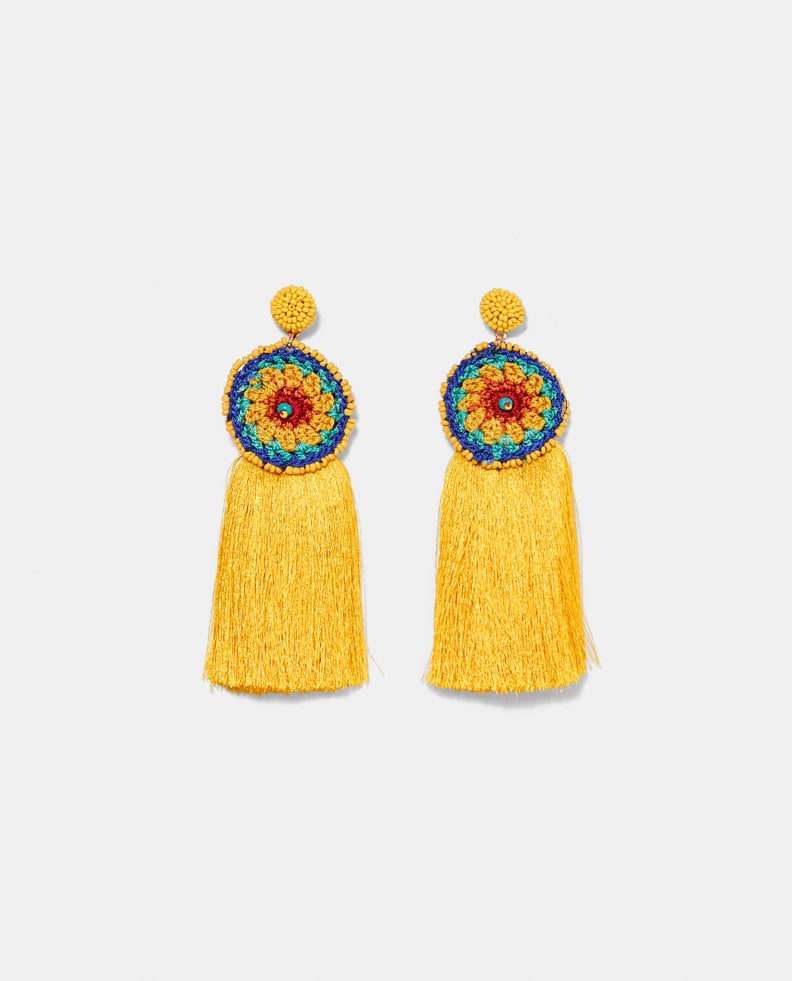 Crochet and Fringe Earrings